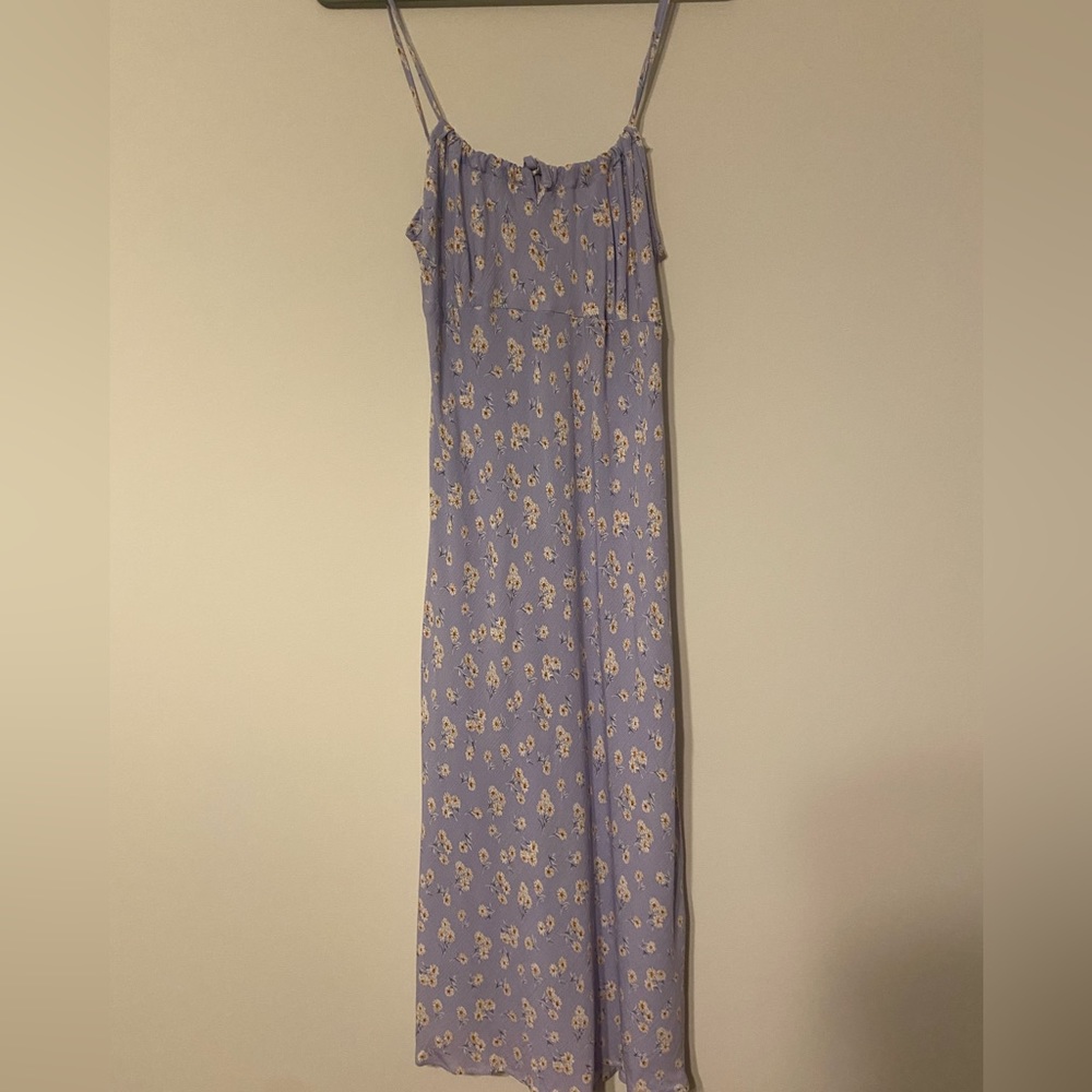 Periwinkle Daisy Midi Dress🌼